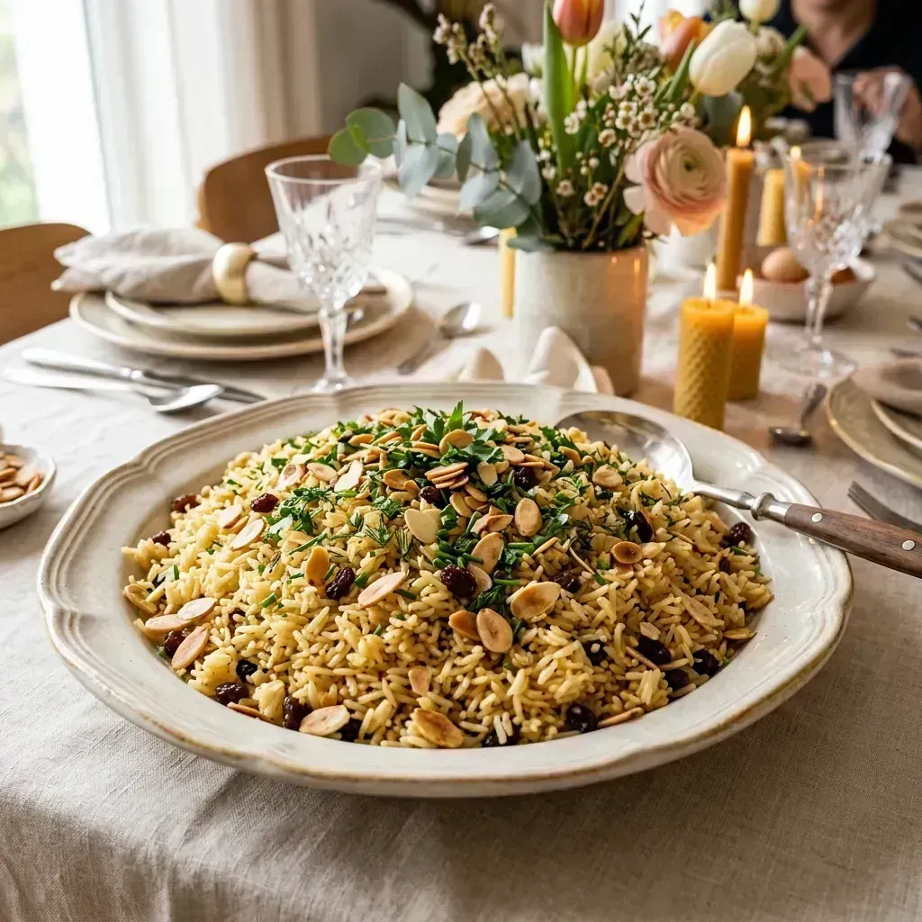 Arroz de Páscoa Festivo: O Acompanhamento que Brilha