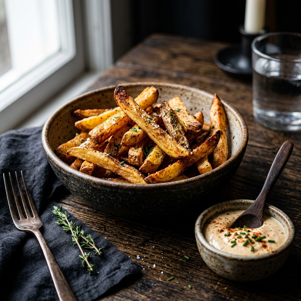 Batata Frita Ultra Crocante na Air Fryer