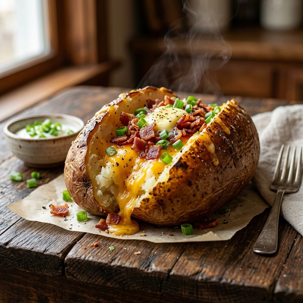 Batata Recheada com Bacon: O Jantar Conforto de uma Panela SĂł