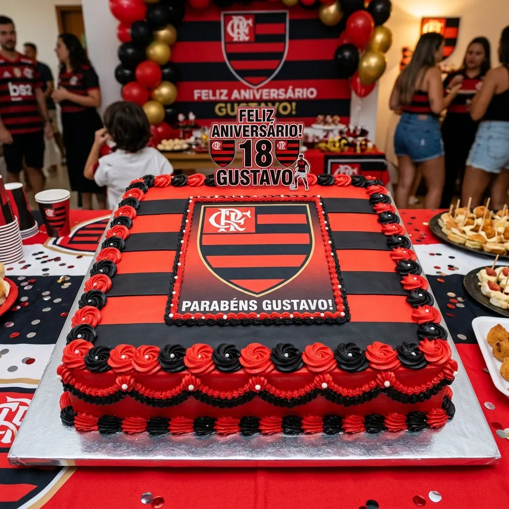 Bolo do Flamengo: Guia de Decoração, Temas e Formatos