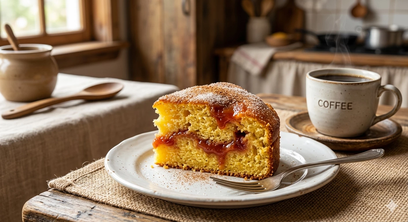 Bolo de Fubá Fofinho com Goiabada: A Melhor Receita de Vó