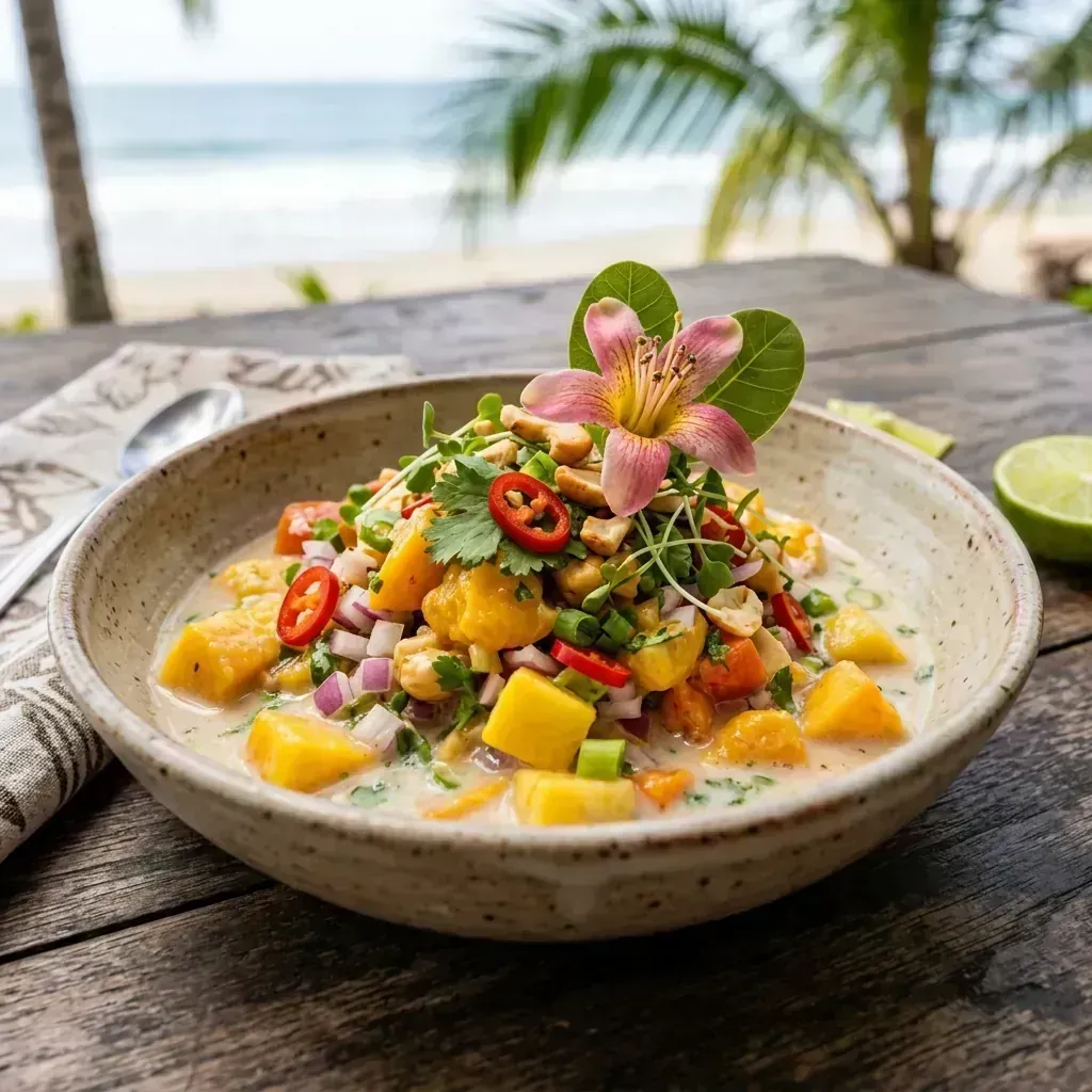 Ceviche de Caju Vegano