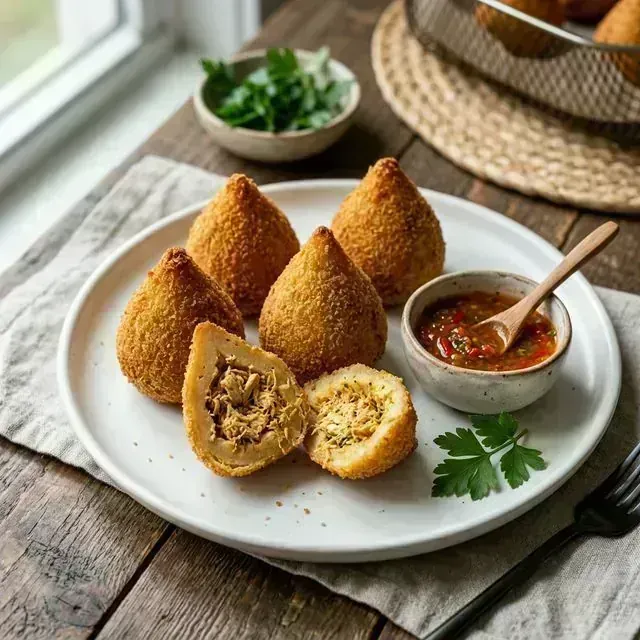 Coxinha na Air Fryer: Crocante e Leve