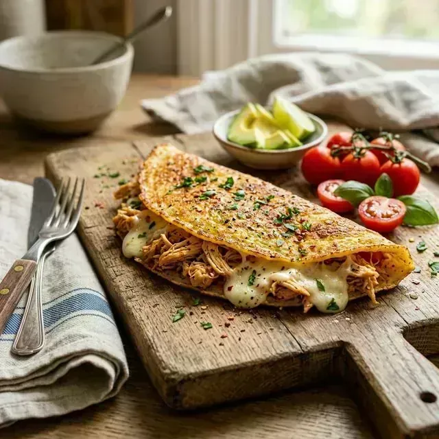 Panqueca de Carne MoĂda: Massa de Liquidificador