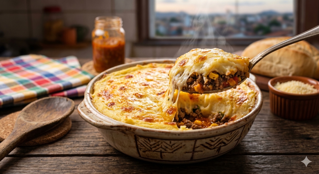 Como fazer escondidinho de carne moída cremoso