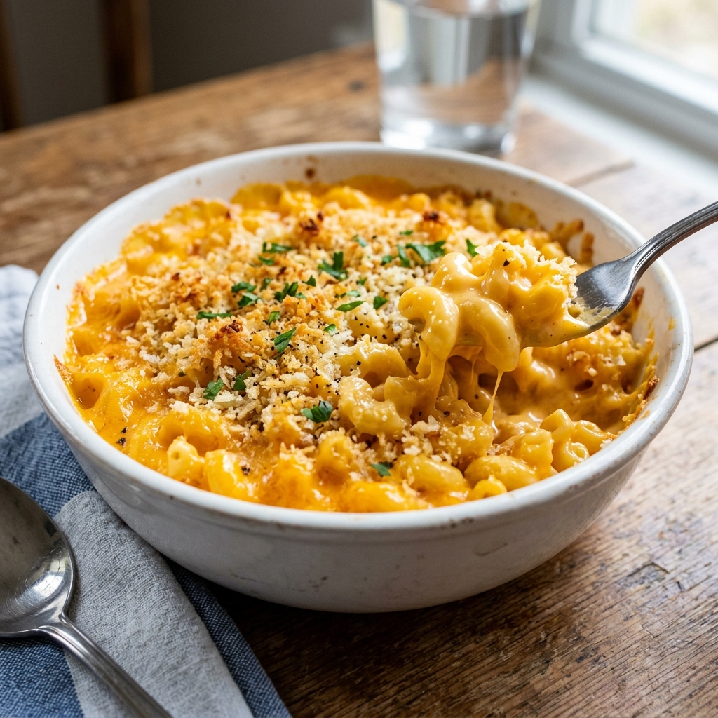 Mac and Cheese: O Verdadeiro MacarrĂŁo com Queijo Americano