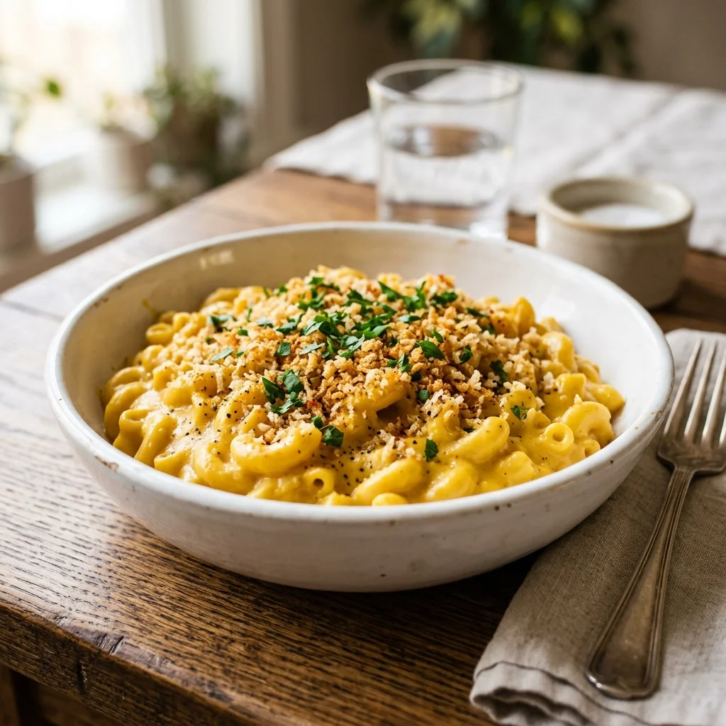 Mac n' Cheese Vegano: O MacarrĂŁo com