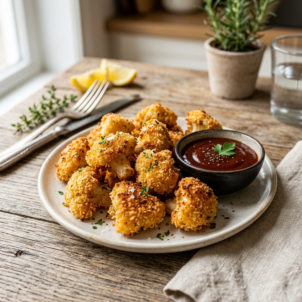 Nuggets de Couve-Flor: O Petisco Vegano que É Puro Sucesso