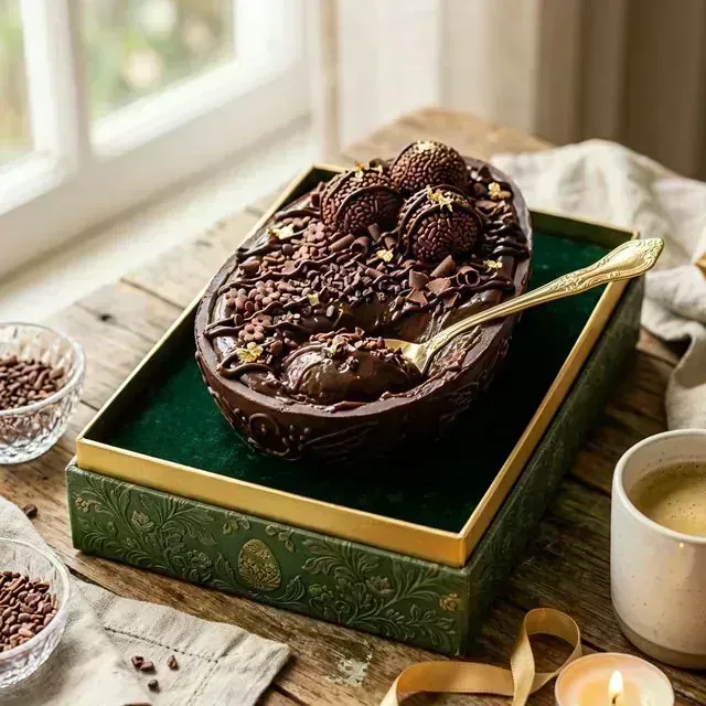 Ovo de Páscoa de Colher: Receita Gourmet Passo a Passo