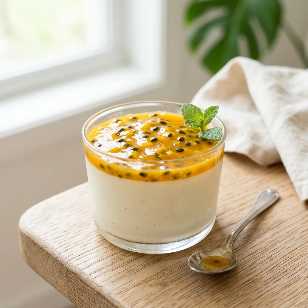 Panna Cotta de Maracujá Italiana