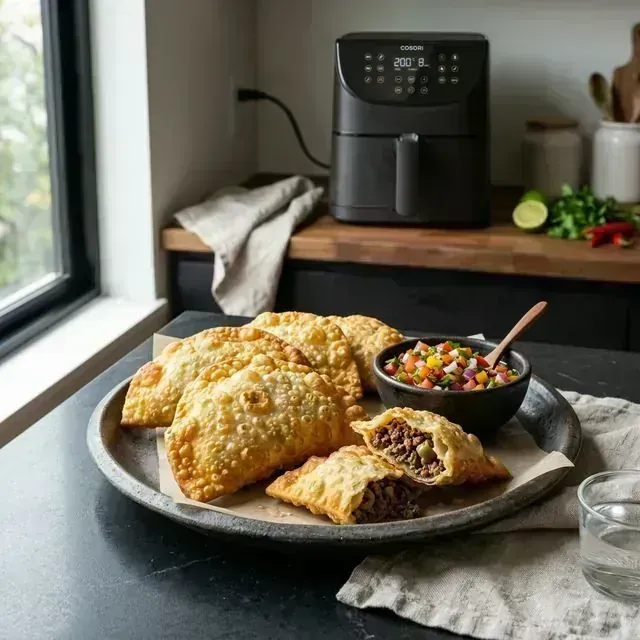 Pastel na Air Fryer: Sequinho e Sem Óleo
