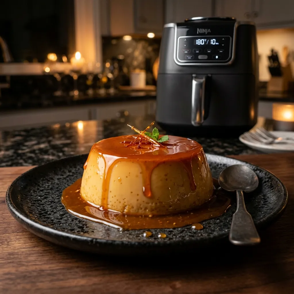 como fazer pudim na airfryer em metade do tempo