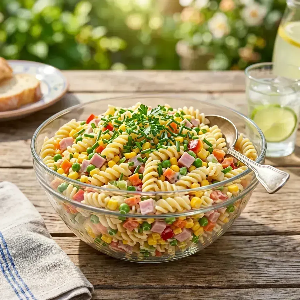 Salada de Macarrão Colorida: O Almoço de Verão que não då Trabalho